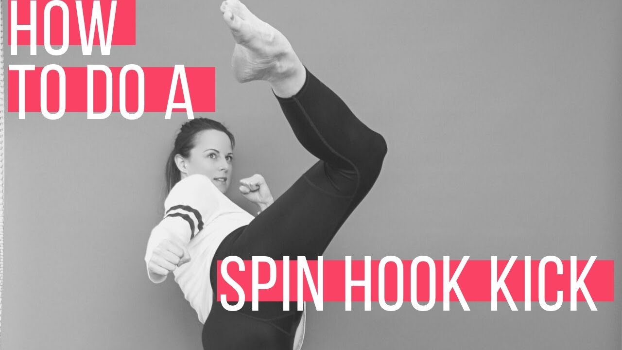 How to do a Spin hook kick | 360 Hook kick Tutorial with Chloe Bruce