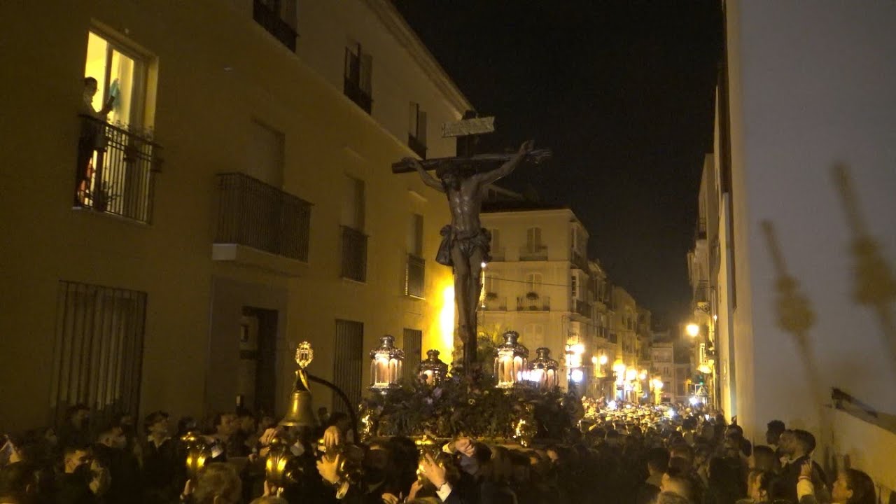 CRISTO DE LA VICTORIA POR CALLE DOS ACERAS || VIA - CRUCIS MAGNO MÁLAGA 2022