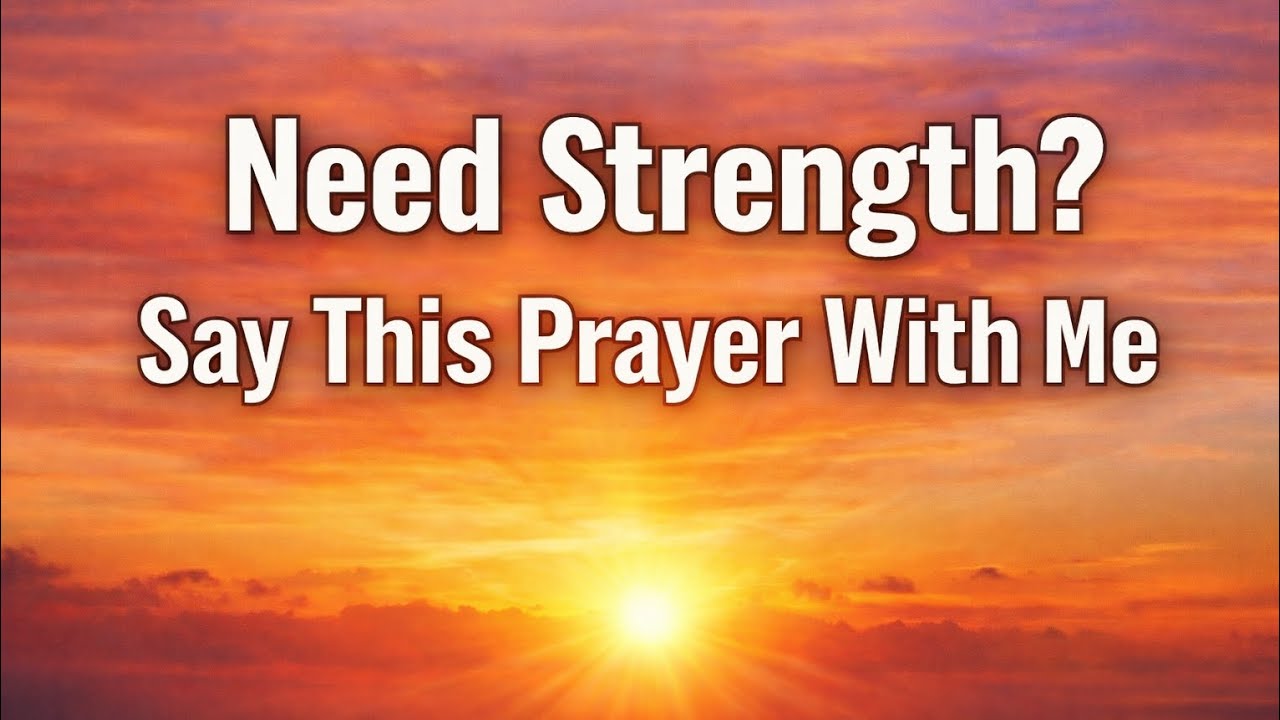 NEED STRENGTH? Say This Prayer With Me 🙏 | 3-Minute Prayer for Power & Peace