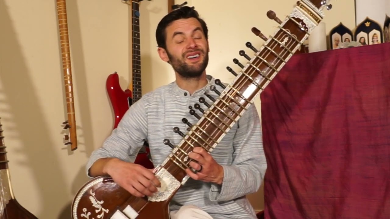30 Yaman Sitar Lesson Series. Lesson 30. Learning Alap in Rag Yaman antara
