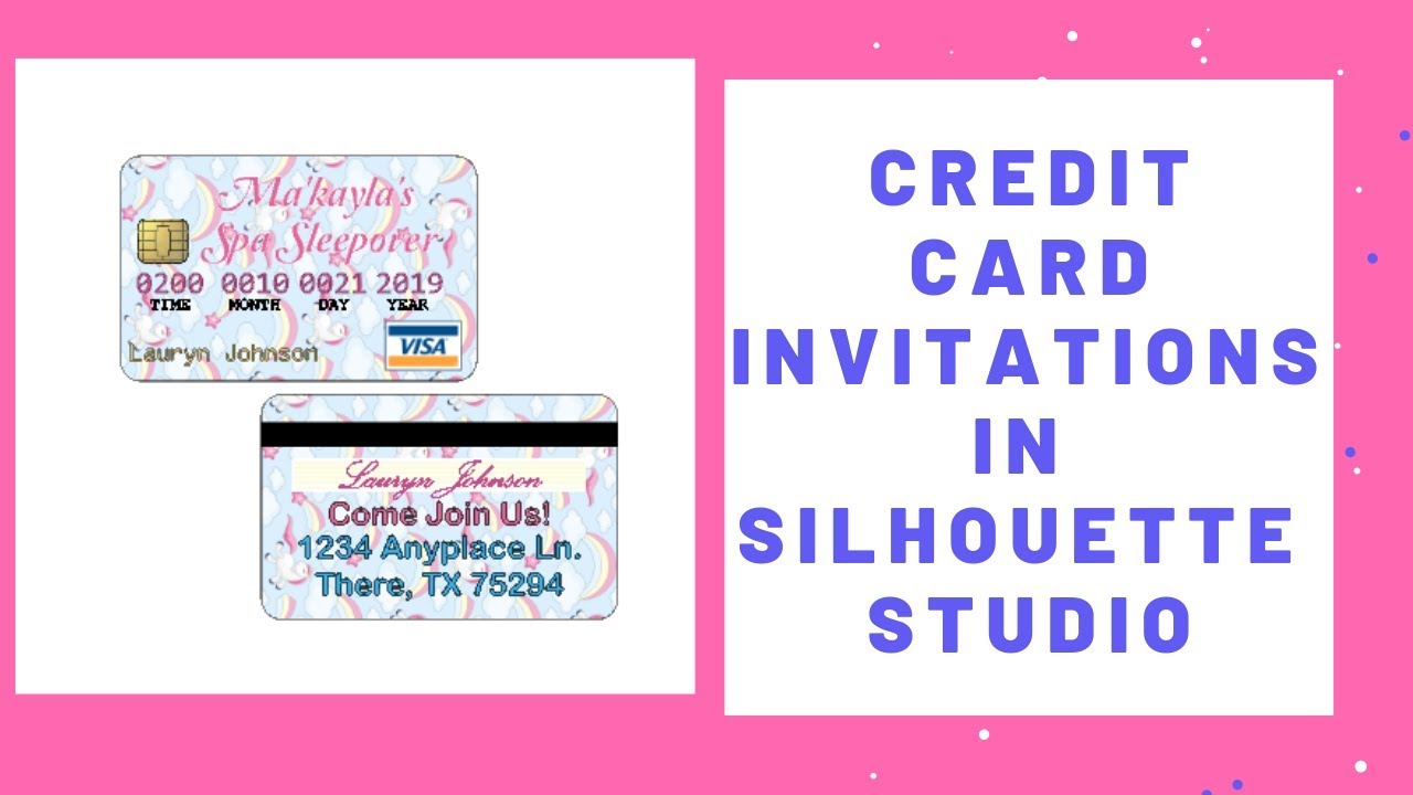 PVC Credit Card Invitations in Silhouette Studio Printed with Canon MX922 J Disk Tray