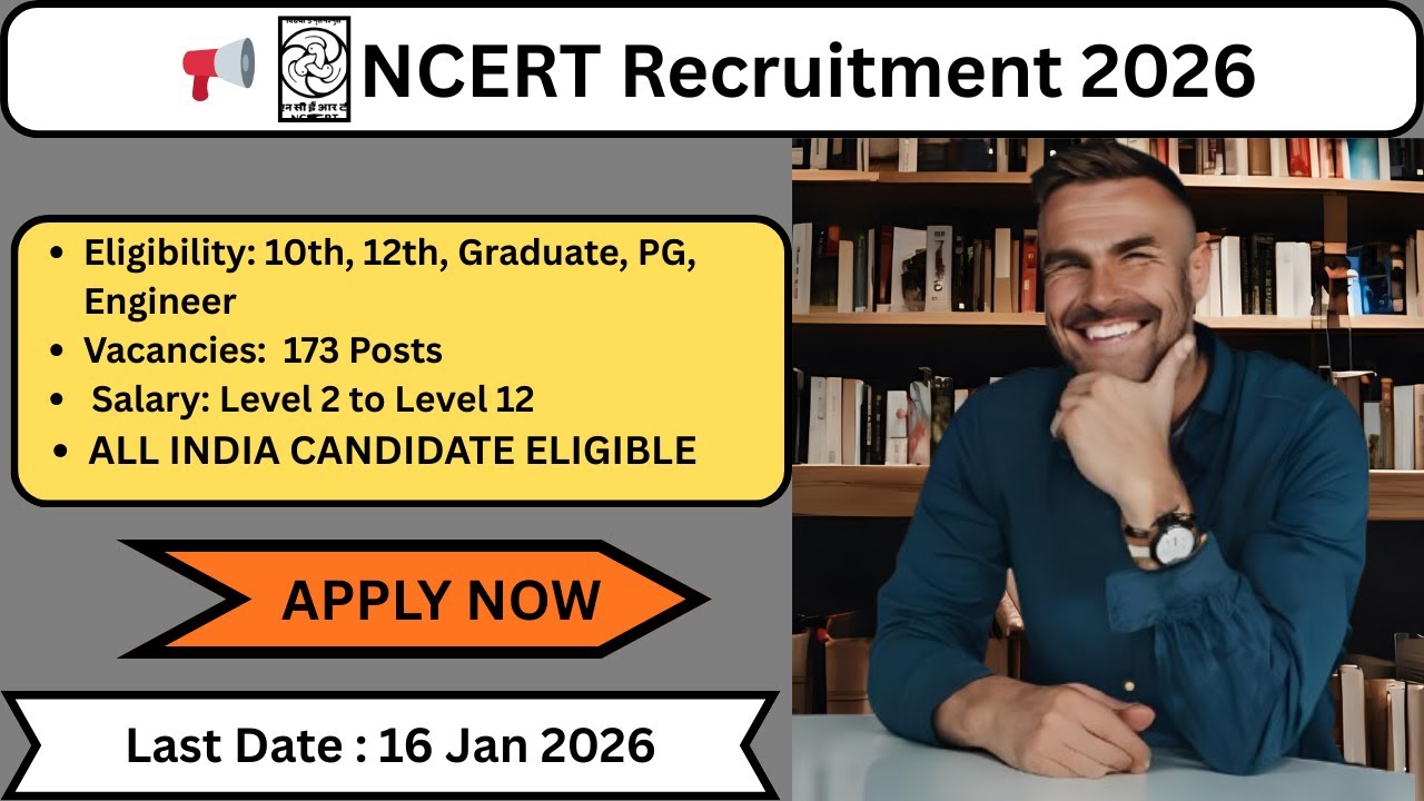 📢 NCERT Recruitment 2026 Out! 🎓 