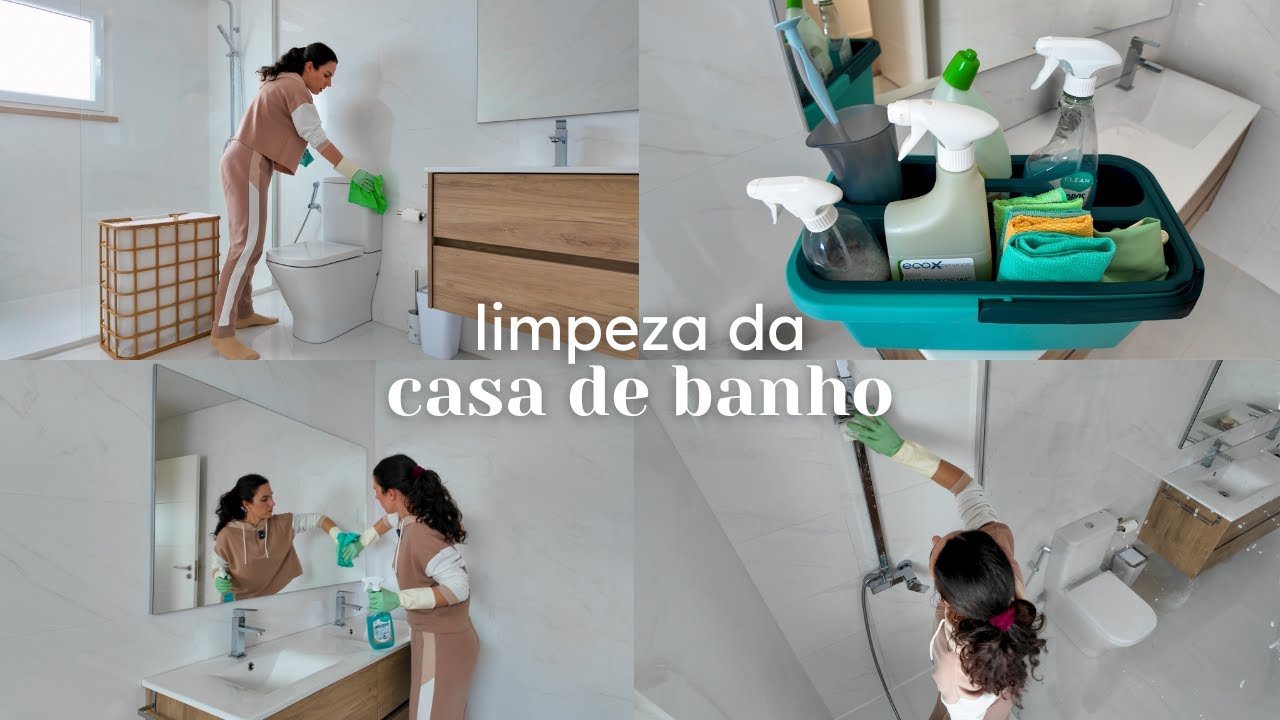Como Limpo a Casa de Banho | Kit de Limpeza, Produtos Favoritos e Dicas Práticas
