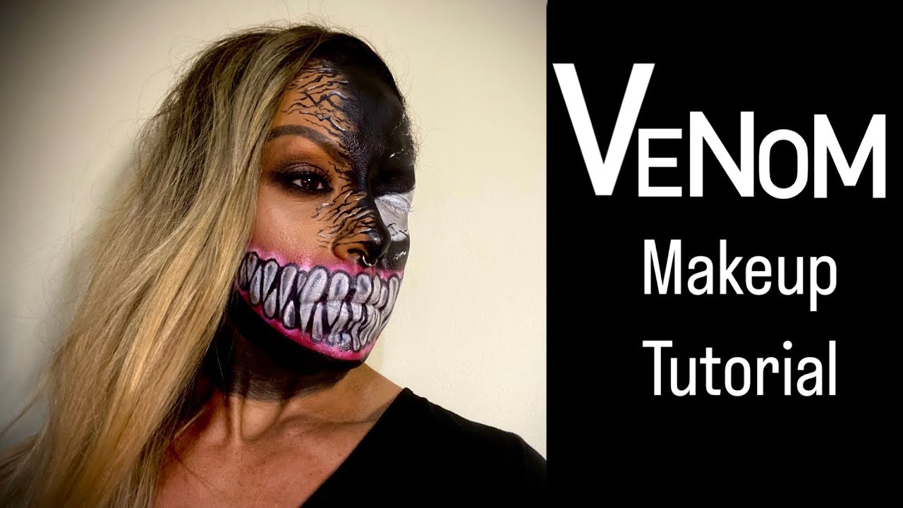 Venom Makeup Tutorial 🖤🤍