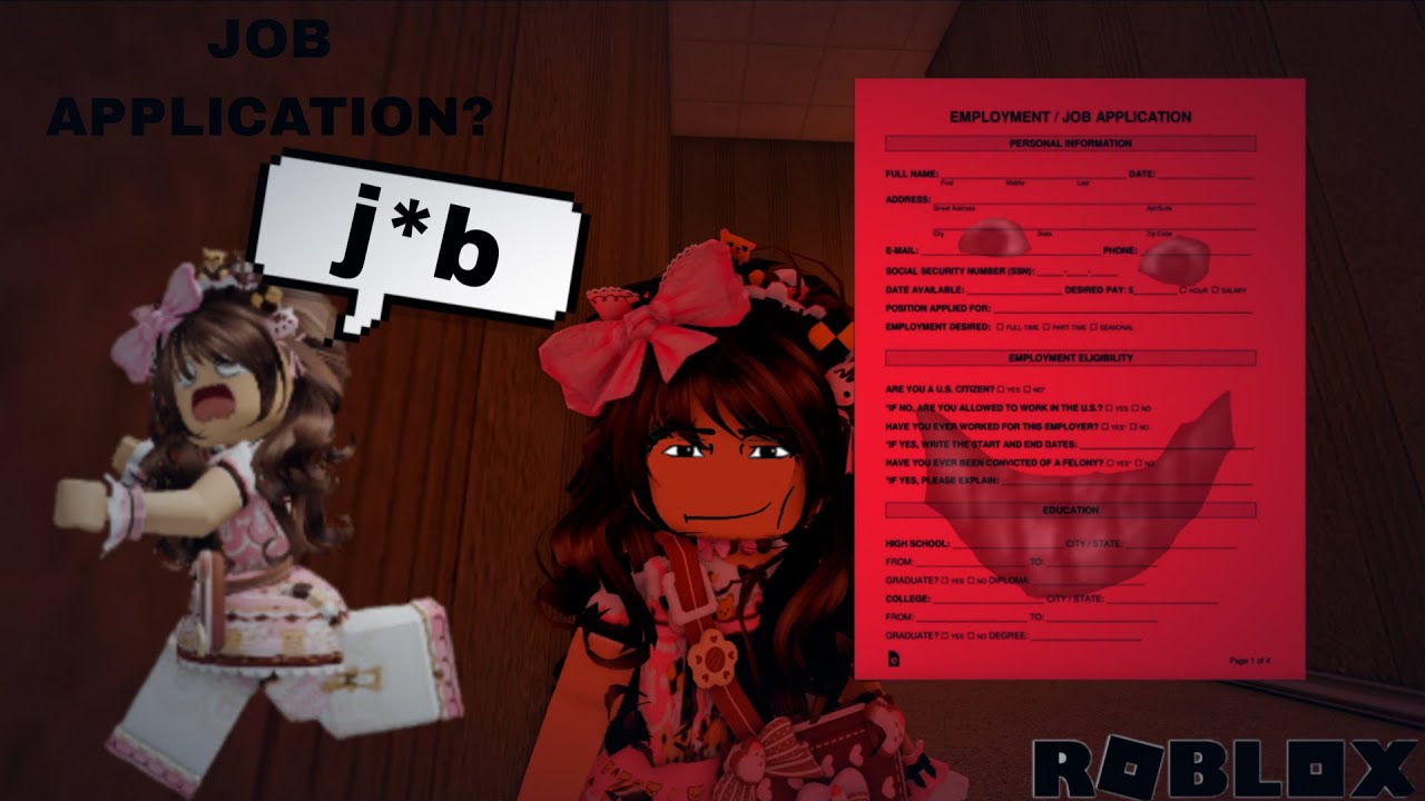 J*b Applications But Make It ROBLOX CHAOS | roblox gameplay