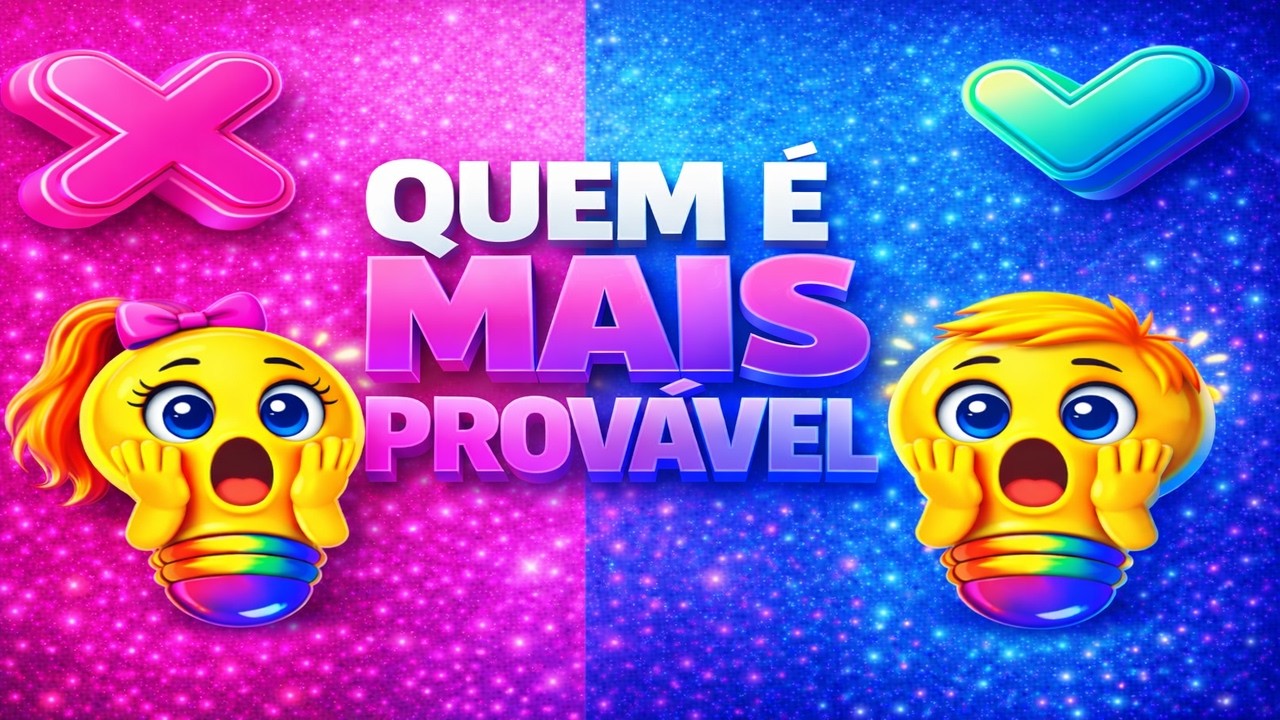 QUEM É MAIS PROVÁVEL? (Edição Irmãos)