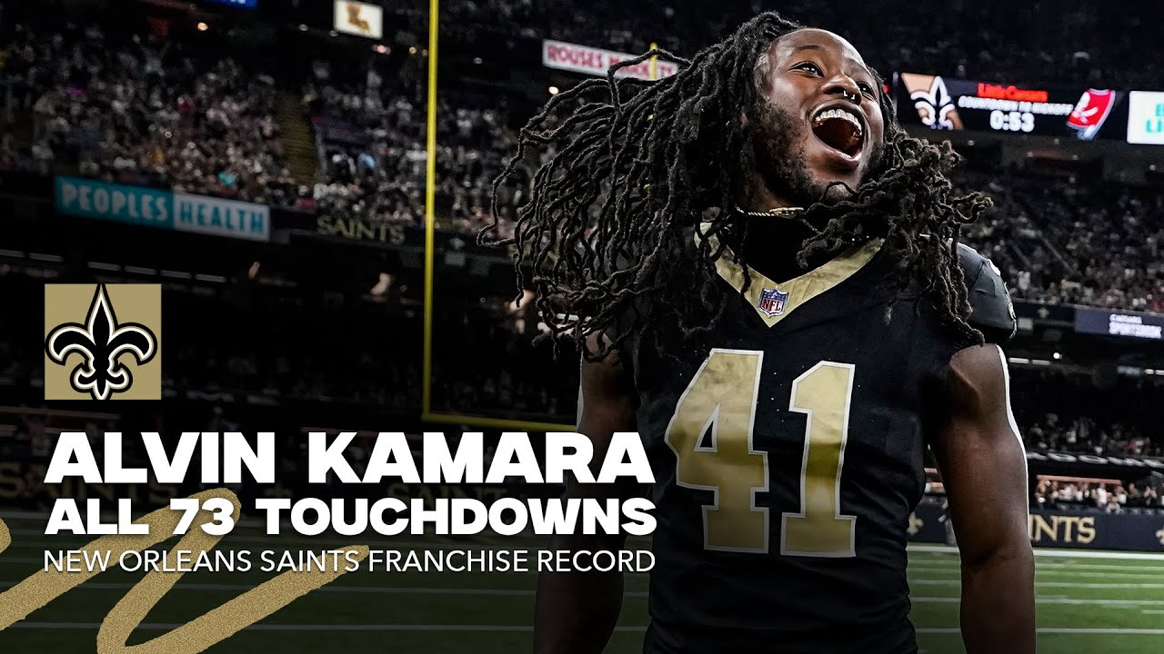 Watch All 73 Alvin Kamara TDs for Saints Record | Highlights