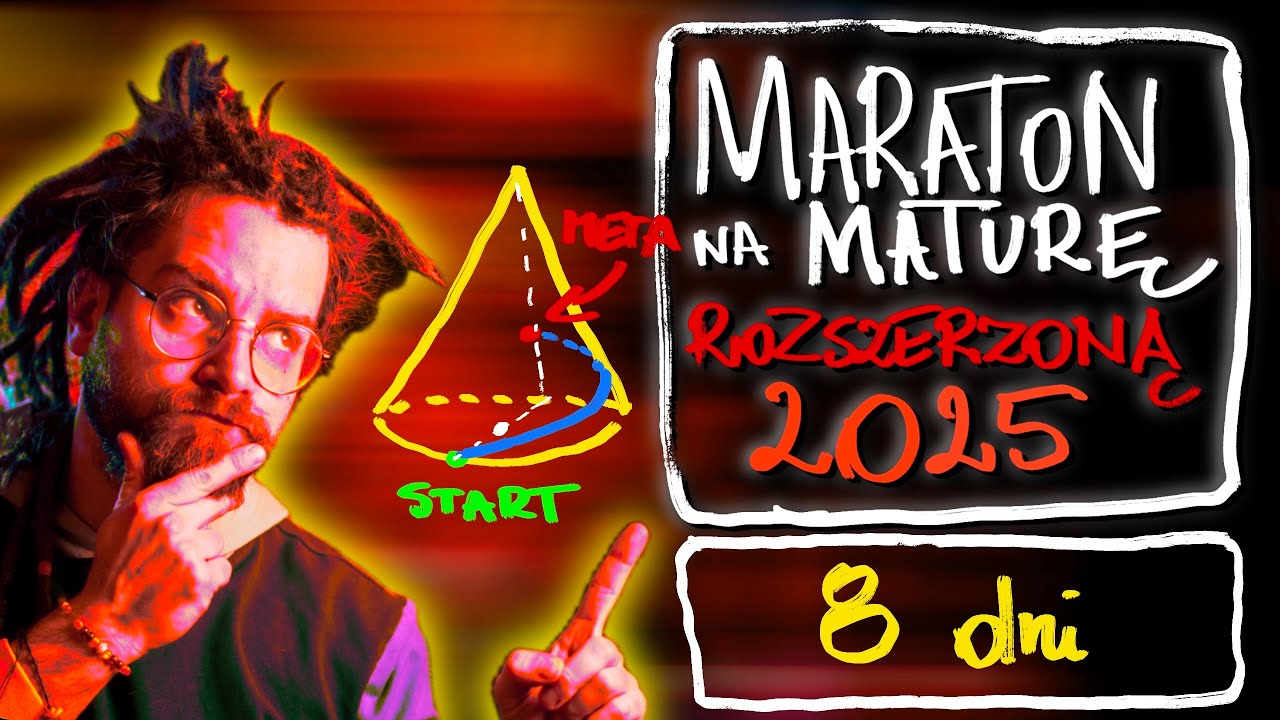 To zadanie na STOŻEK jest OBOWIĄZKOWE⭐️Za 8 dni matura❗️ROZSZERZONY MARATON MATURZYSTY 2025