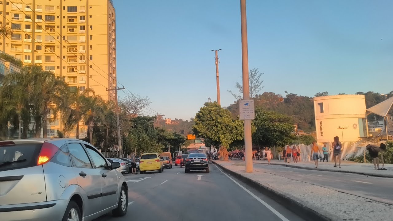 Driving Praia da Barra da Tijuca Rio de Janeiro Brasil Posto 3 até Posto 1 #Barra #praia #beach 