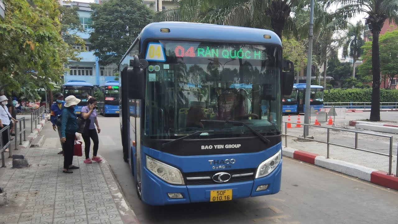 Tuyến 04 (Thaco Gardens 79CT) đi từ BXB Sài Gòn đến Trạm TC Hàm Nghi