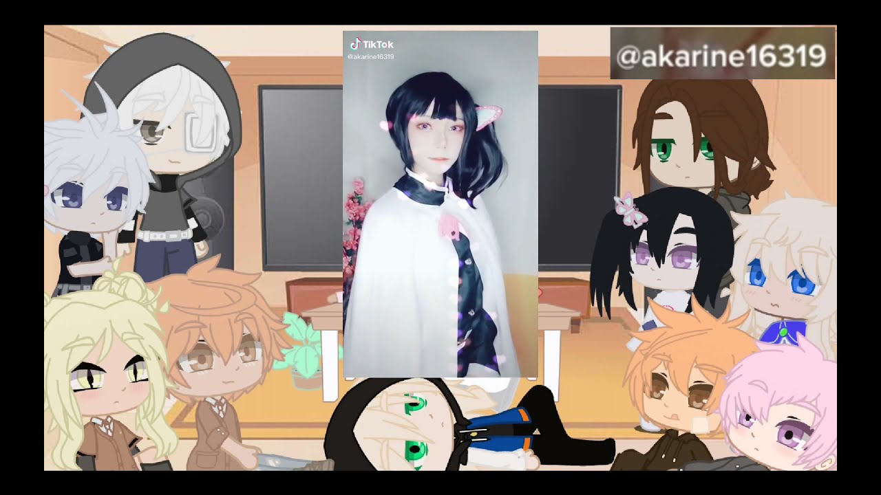 My favorite anime characters react part 3 { kanao, Demon slayer}