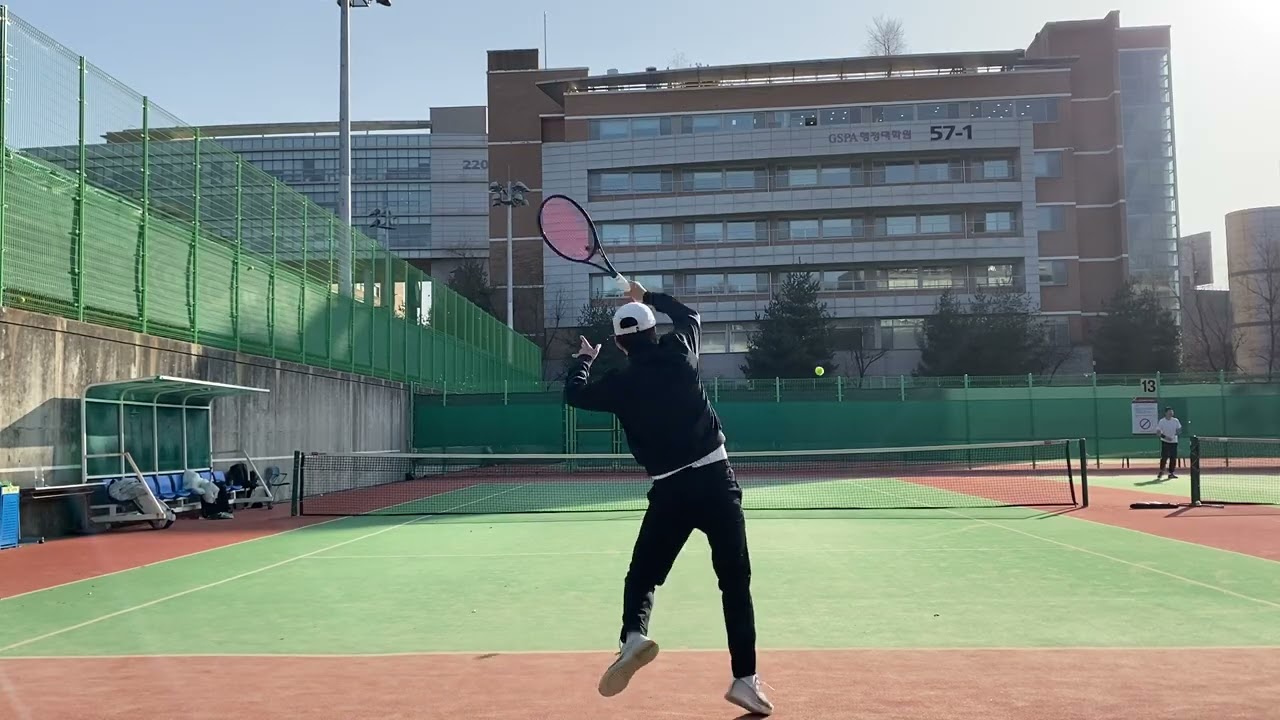 단식 테니스 vs 김상혁_눈물의 고별전 세트2  [서울대 코트]