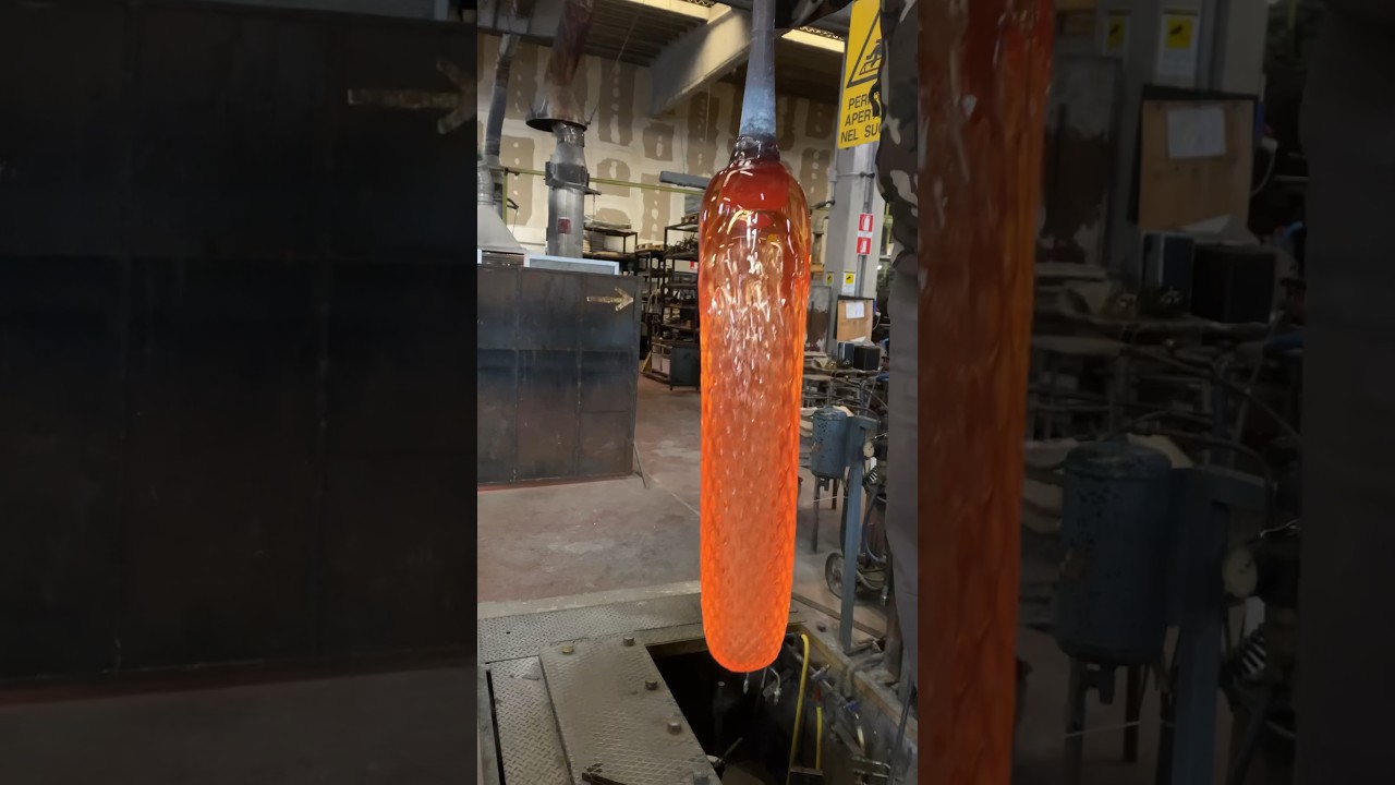 The art of Renaissance Murano Glass Design by Sylcom Light 🇮🇹 #glass #satisfying #art #shorts