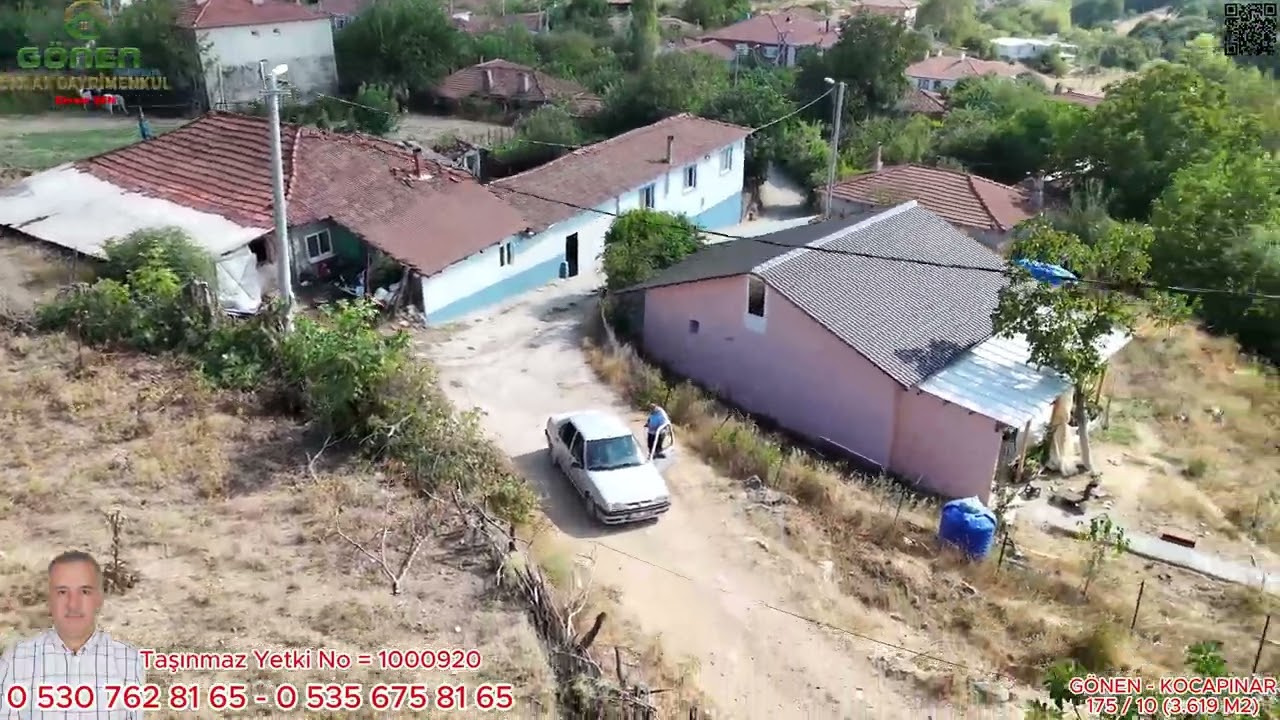 3.619 M2 Arsa 2 Kat %40 İmarlı Müstakil Parsel 5'e Bölünebilir