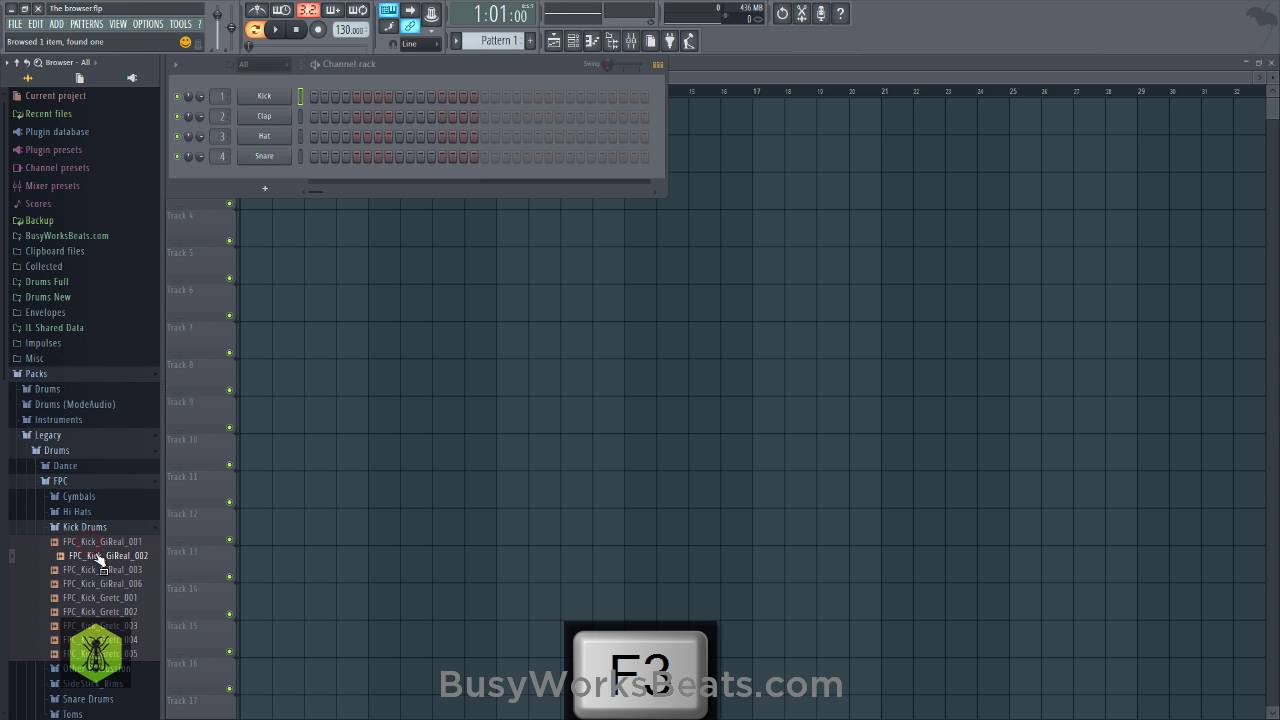 FL Studio 12 Beginners Strategy Guide Pt. 5-The Browser