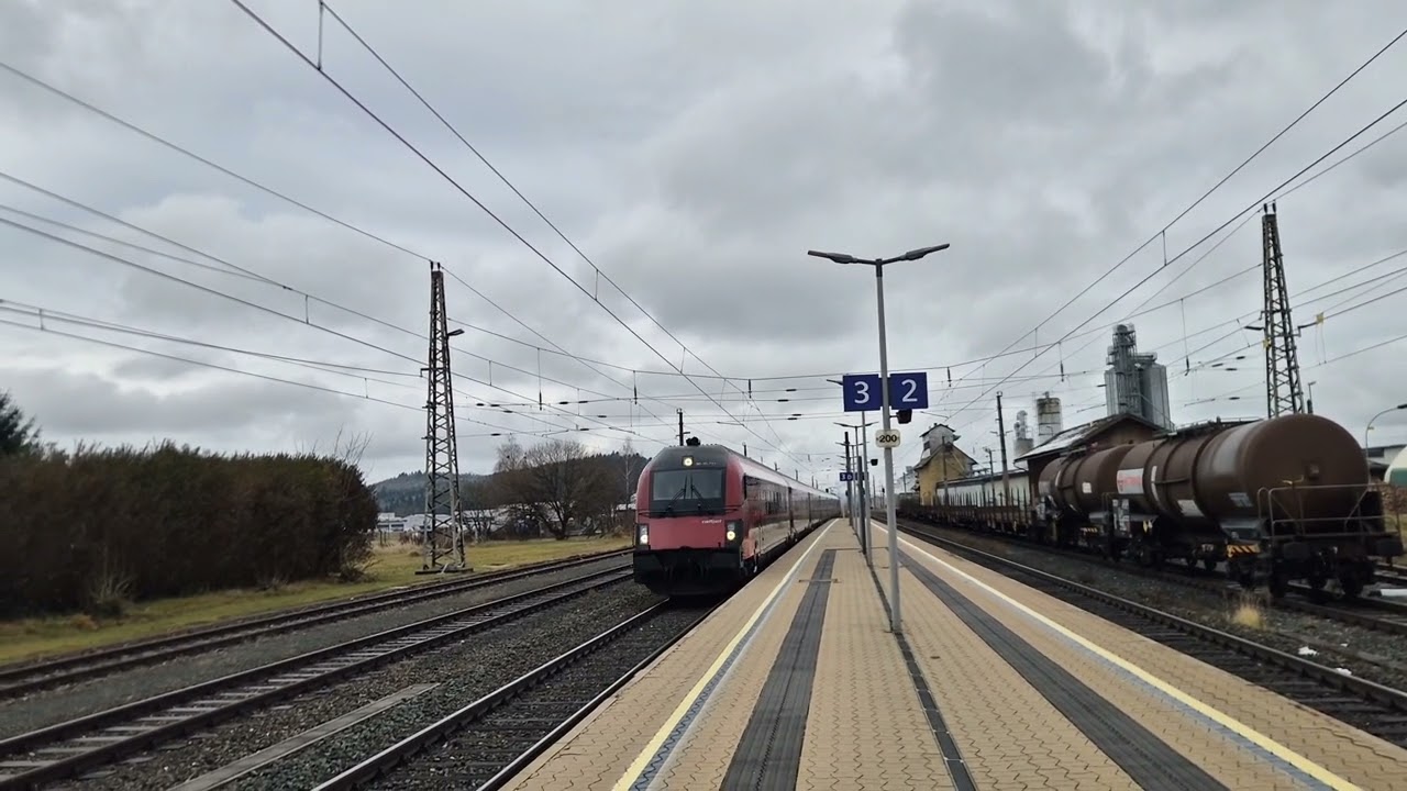 railjet 536 am 21.11.2025 in Treibach-Althofen