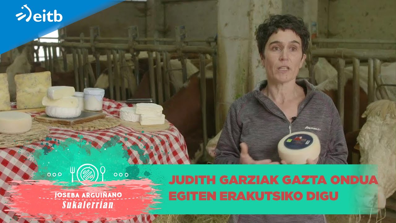Behieko markarako gaztak egiten dituzte Olaberriako Etxeberri-goikoan