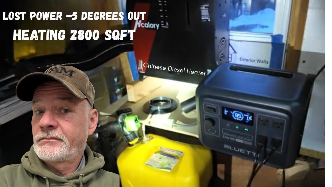 Lost Power Heating 2800 Sq Ft with  Diesel Heaters