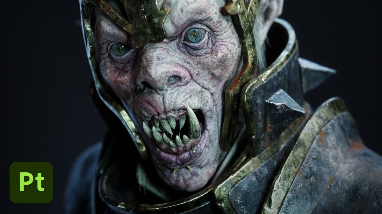 How to TEXTURE in SUBSTANCE PAINTER | ORC TEXTURES