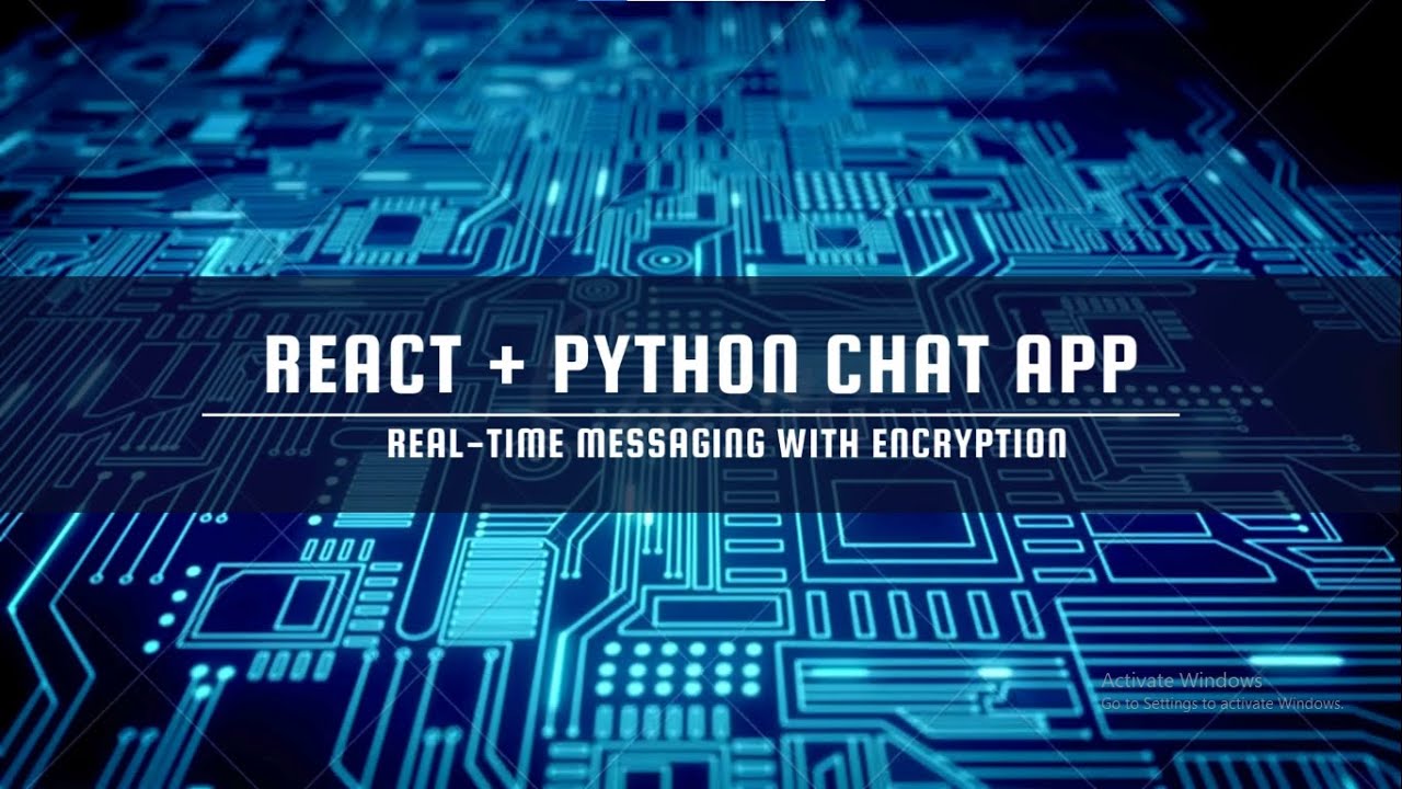 Build a Secure Chat App with React & python| End-to-End Encryption