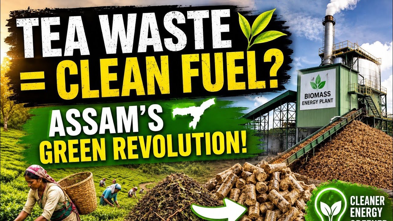 Assam's Tea Gardens Are Making Clean Fuel! 🌱 | | Assam Green Revolution | @IgnitedWorld6 