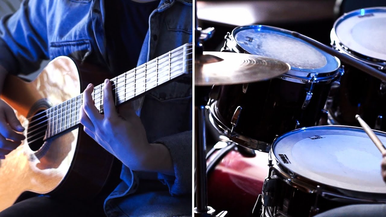 Aruarian Dance - Nujabes (Jam school of music - Guitar & Drum cover)
