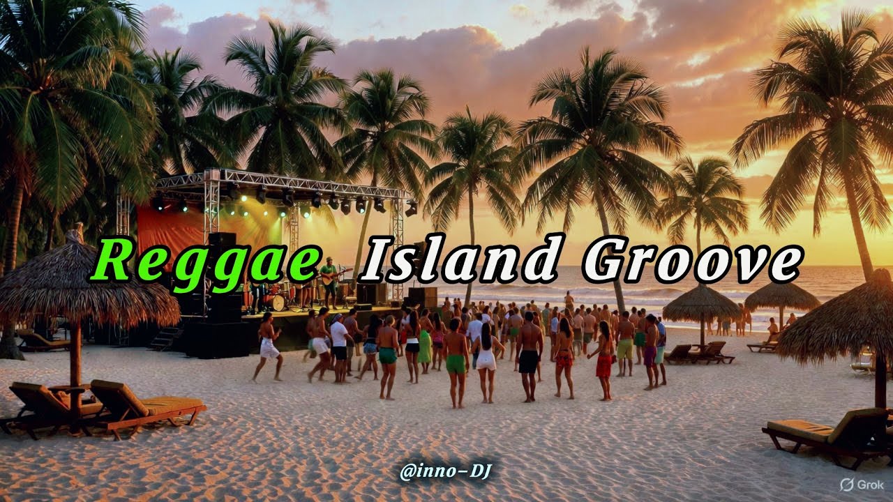 🎵 Beach Party Reggae Funky Jazz Mix | Feel-Good Tropical Groove