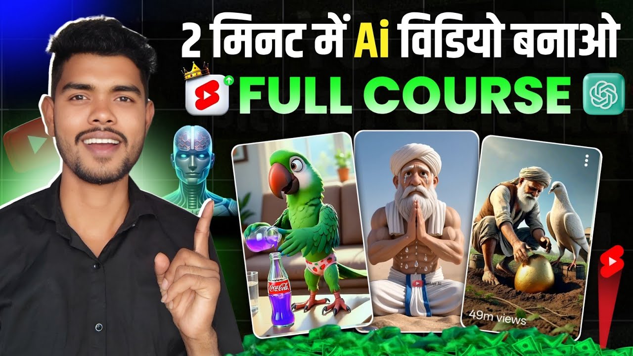 Ai video kaise banaye ( Full Course ⏰) Ai se video kaise banaye | ai se cartoon video kaise banaye