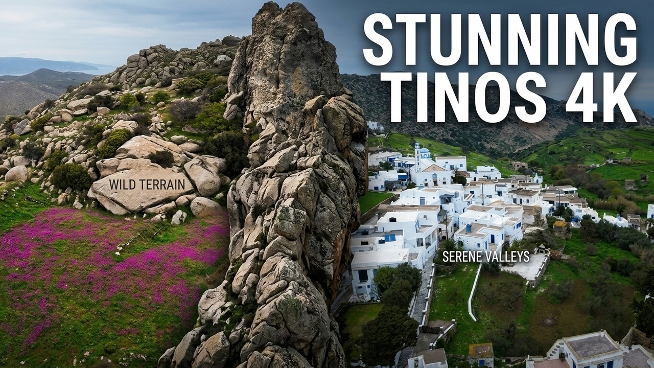 Tinos -  Discovering The Wild Side from Above!