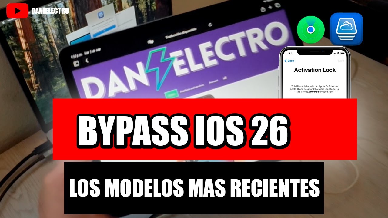 🔓 SOLUCION INSTANTANEA PARA EL ICLOUD NO ME SE EL ACTIVATION LOCK IOS 26 | MINA A12+| IPHONE / IPADS