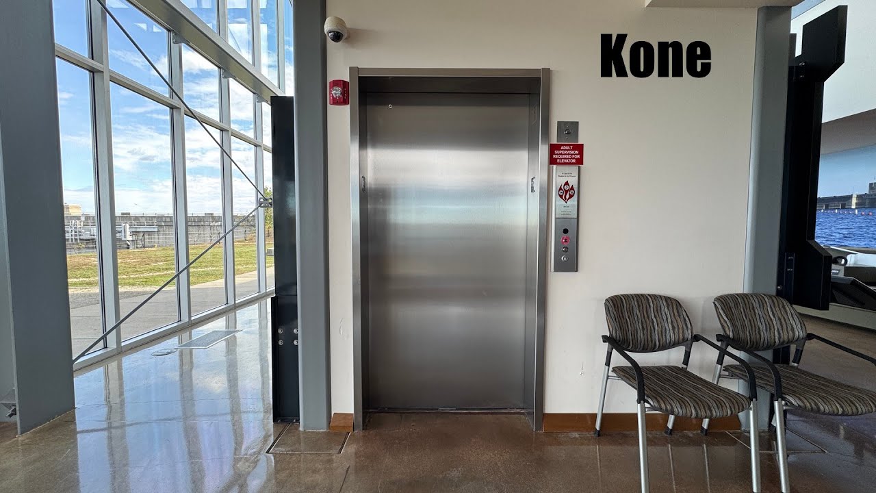 Glass Kone Elevator at the Dewey Short Visitor Center in Branson, MO