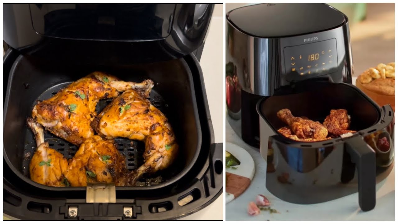 Tandoori chicken in air fryer - chicken Recipes in air fryer - air fryer chicken-cooking with Ayesha