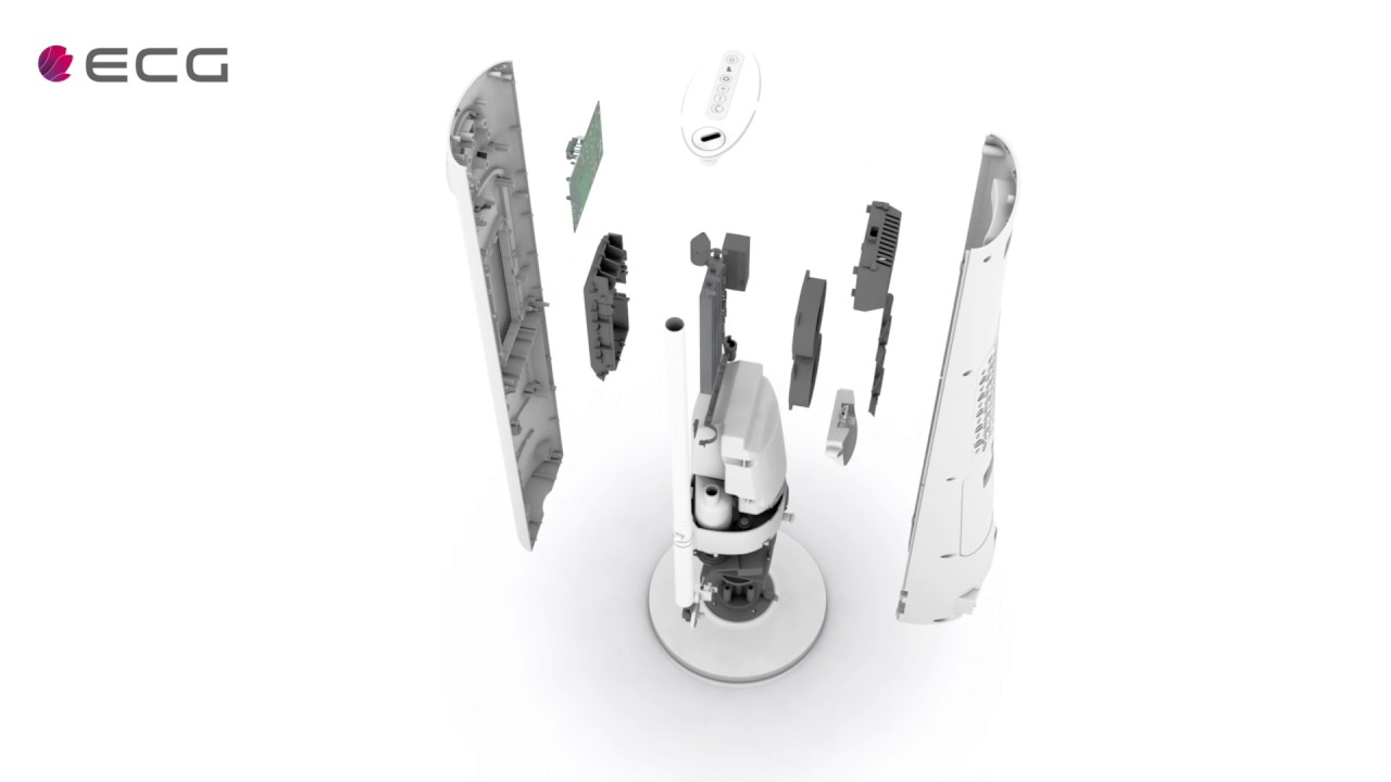 Keramick&eacute; topen&iacute; se zvlhčovačem - ECG KT 300 HM