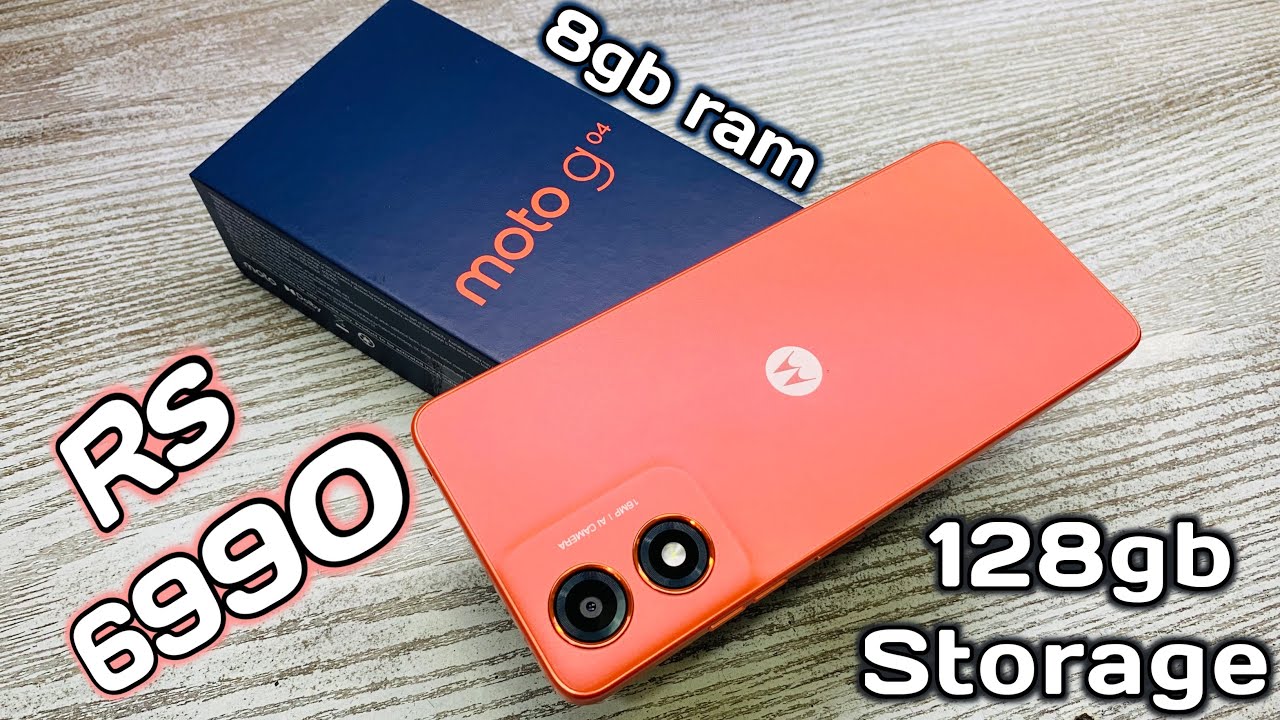 Moto G04 Unboxing | First Impressions 🔥| 8gb ram | 128gb storage | 16mp camera