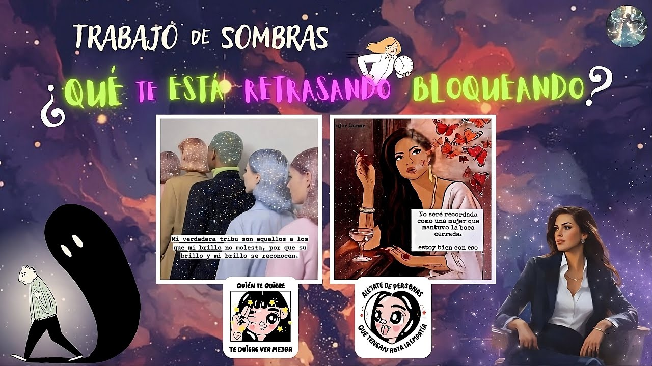 TRABAJO De SOMBRAS ¿QUÉ Te Está RETRASANDO BLOQUEANDO?🔮Tarot Interactivo🔮