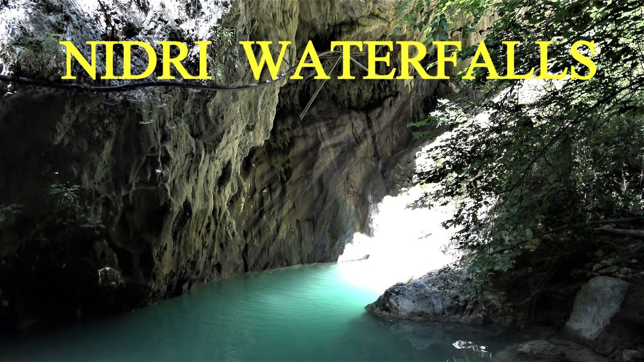 LEFKADA  -  Nidri  Waterfalls  -  Greece (4K)