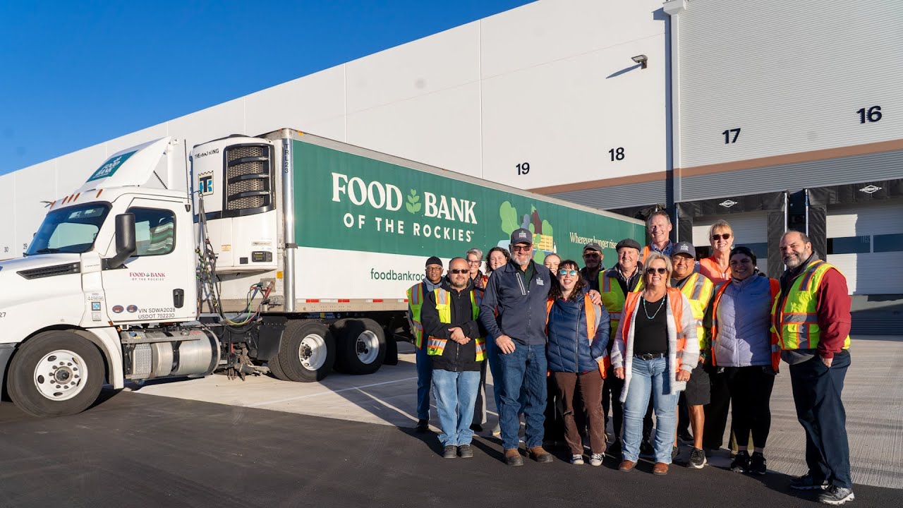 First Truck Delivery at Food Bank of the Rockies' New Distribution Center