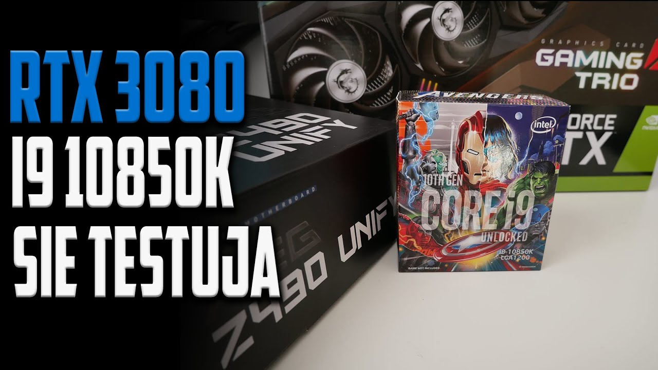 RTX 3080 i i9 10850K testy trwają - #TechLOG 7