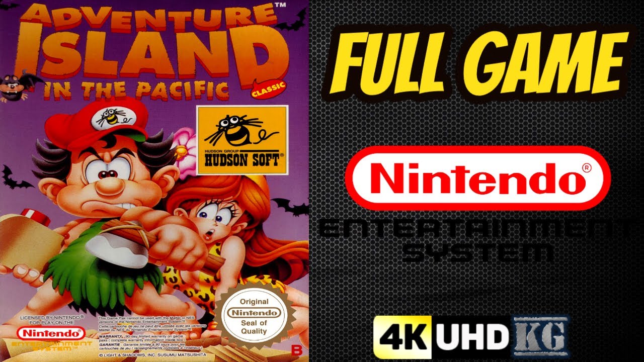 Adventure Island | NES | 4K60ᶠᵖˢ UHD🔴 | Longplay Walkthrough Playthrough Full Movie Game