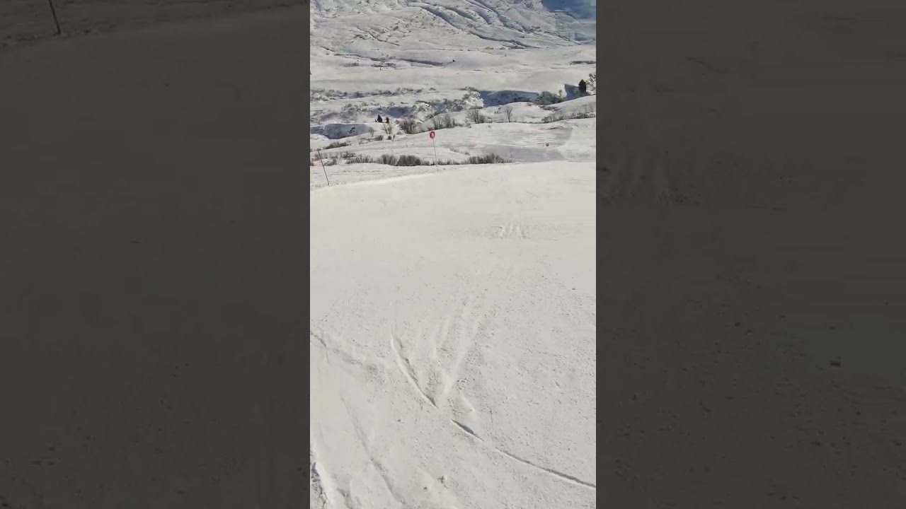 Ski Alpin - Les Saisies - Piste rouge "Péchette" ⛷️💥 