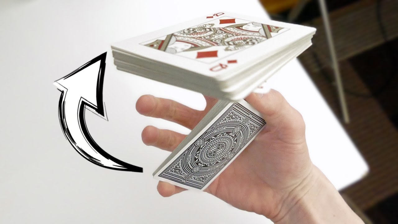 AMAZING KICKFLIP - Card Flourish Tutorial