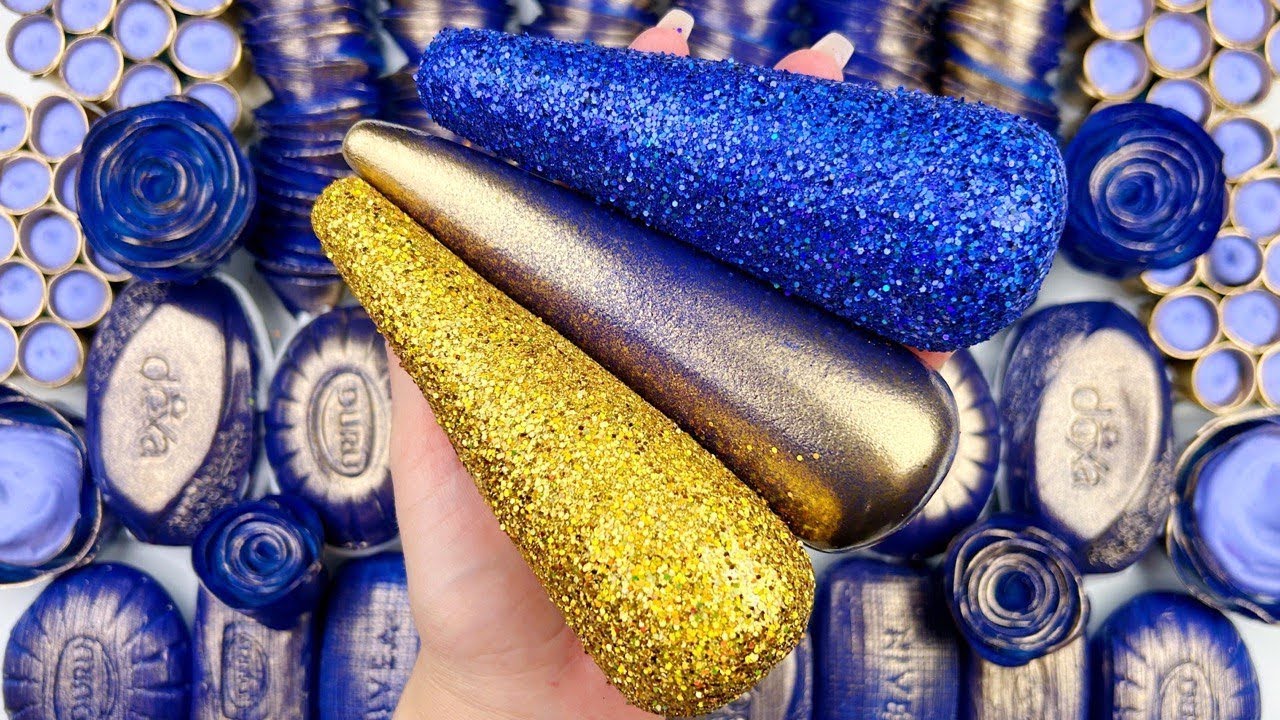 Compilation set★ASMR SOAP★Crushing soap★Cutting soap cubes★FOAM&GLITTER&STARCH★