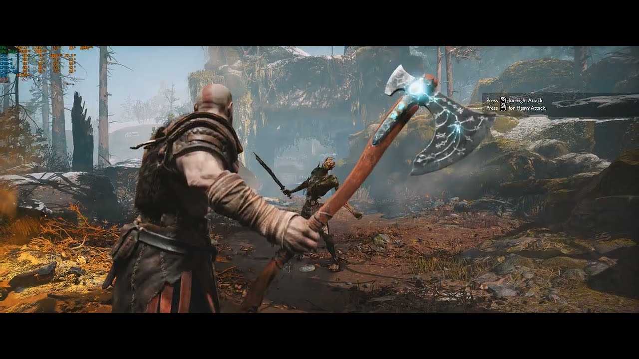God of War (PC): Max settings - 3440x1440 - RTX 2080Ti - i9 9900k