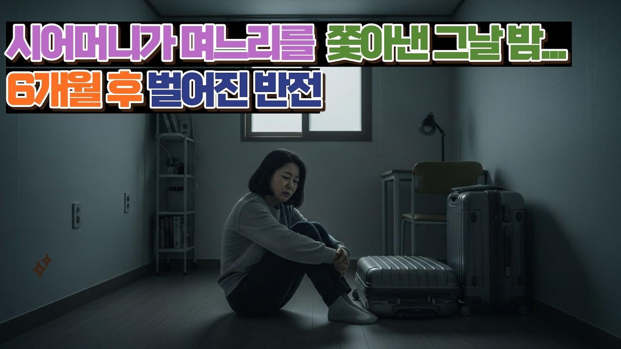 시어머니가 며느리를 쫓아낸 그날 밤...