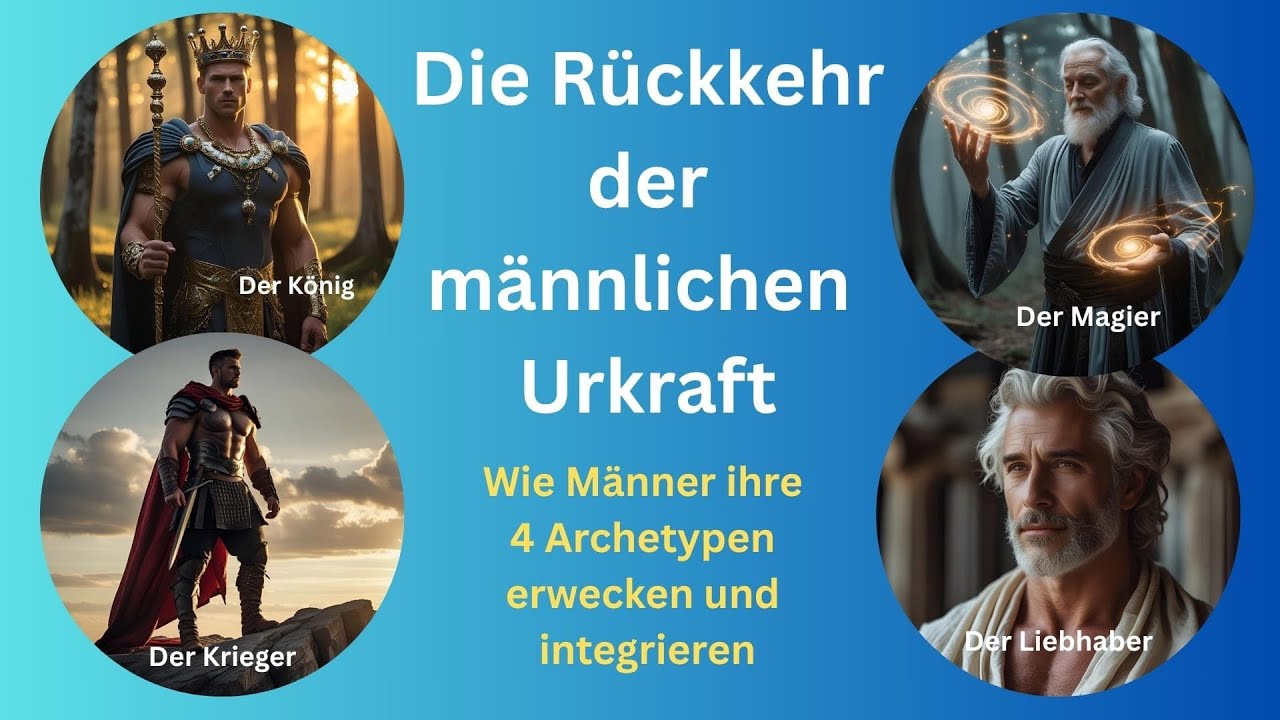 Die Rückkehr der männlichen Urkraft - Wie Männer ihre 4 Archetypen erwecken und integrieren