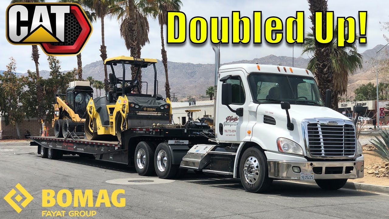 Double Duty! Roller and Skid Steer Heavy Transport