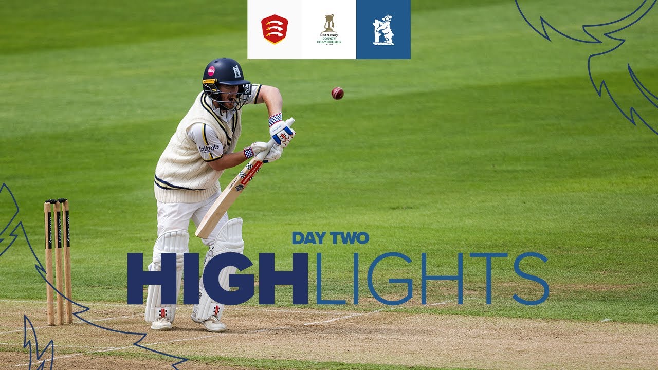 Alex Davies and Dan Mousley hit 50s in fightback | Essex vs Warwickshire | Day 2 Highlights