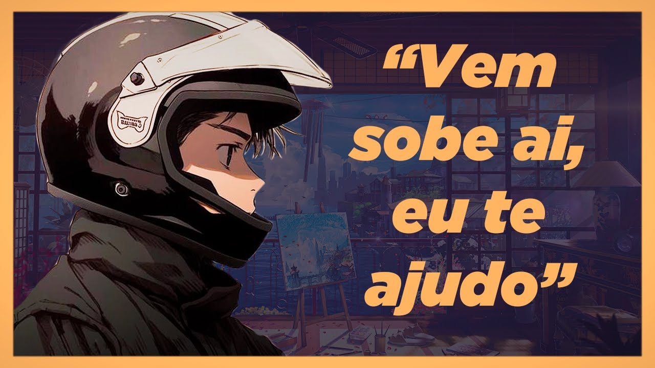 Motoqueiro te ajudando no meio da estrada |ASMR| |Roleplay|