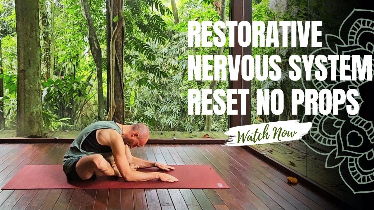 40 Minute Restorative Yin Yoga for Nervous System Reset | No Props