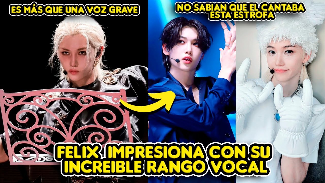 FELIX DE STRAY KIDS IMPRESIONA CON SU RANGO VOCAL + ES MAS QUE UNA VOZ GRAVE